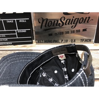 Nón Ông Địa vải jin