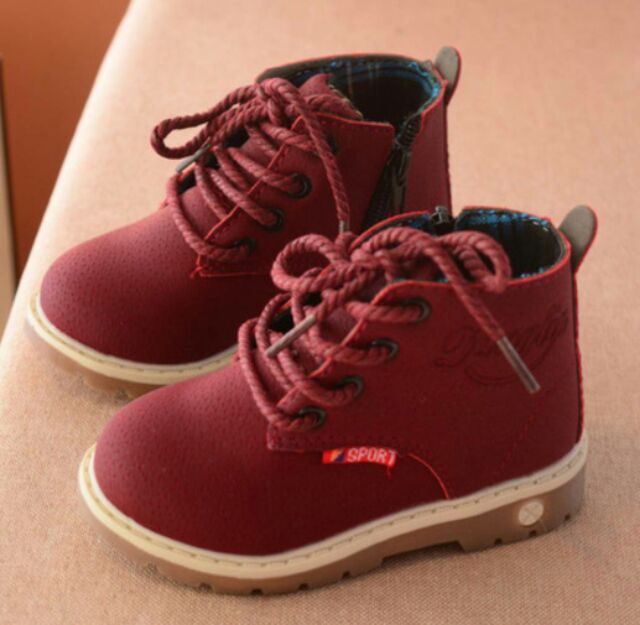 Boot nam cổ ngắn cho bé