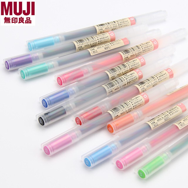 BÚT BI GEL MUJI NHẬT BẢN MẪU MỚI [NỘI ĐỊA NHẬT BẢN]