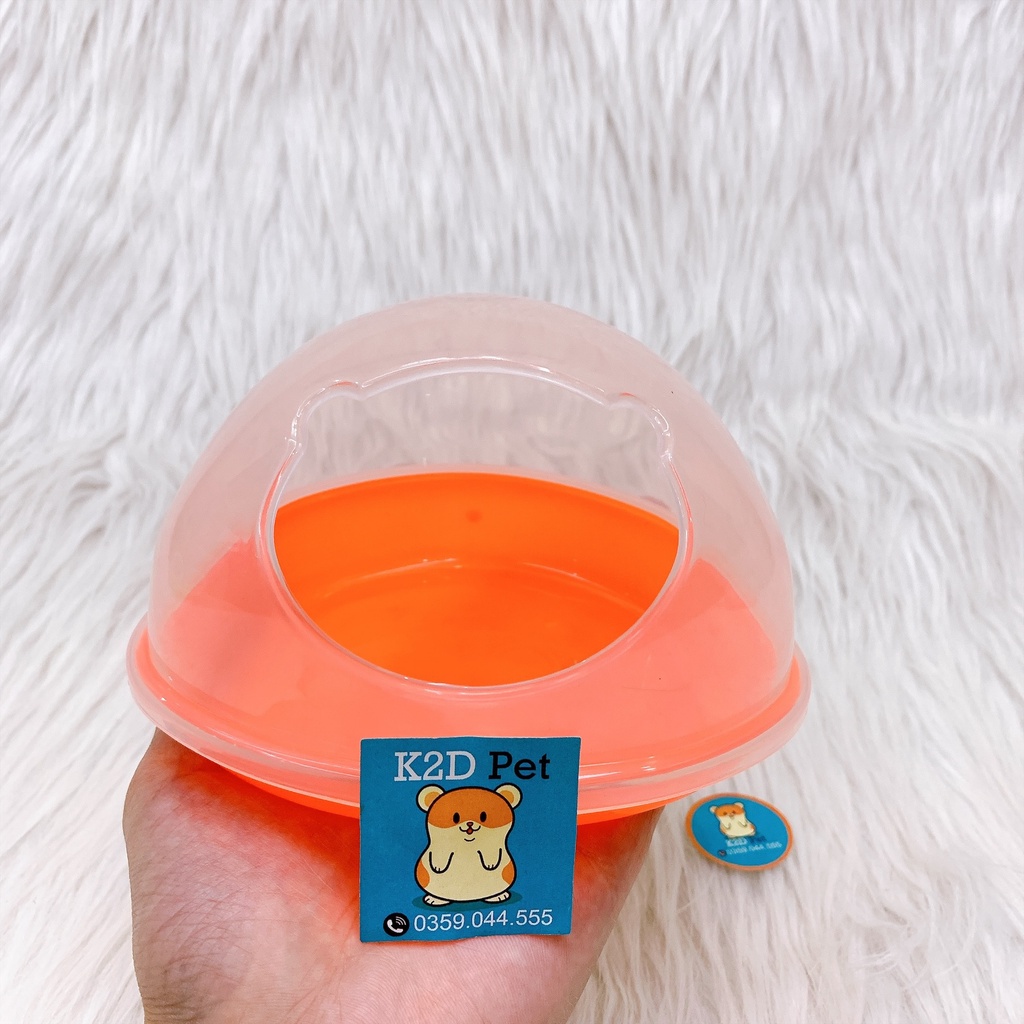 Nhà tắm nhựa gấu lớn cho hamster