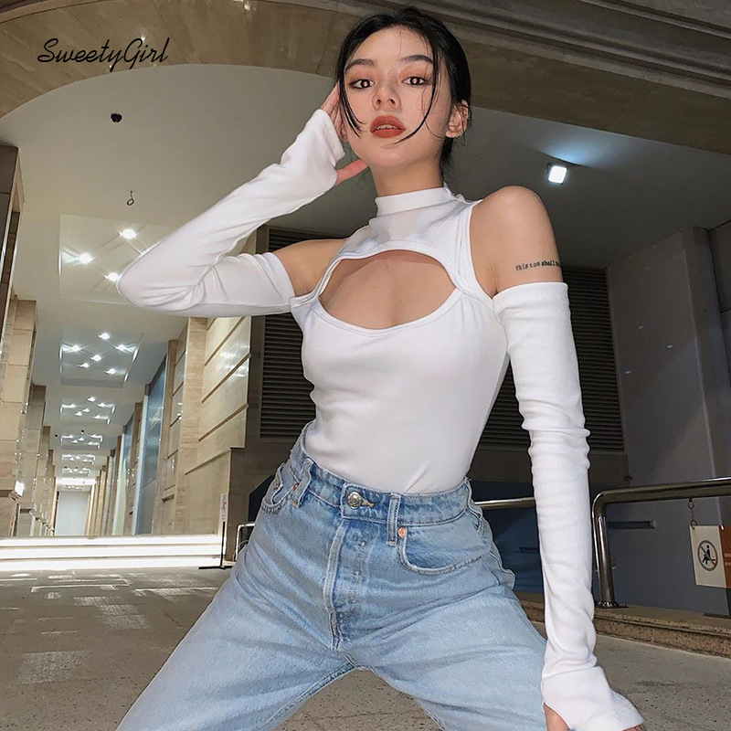 Áo Tay Dài Cổ Lọ Màu Trơn Thời Trang Cho Nữ