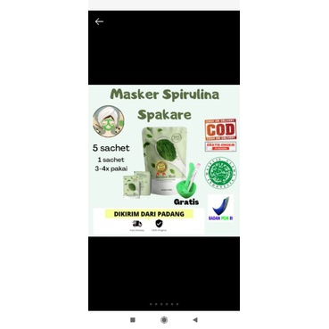 (Hàng Mới Về) Mặt Nạ Spirulina Trị Mụn Làm Sáng Da Hiệu Quả | BigBuy360 - bigbuy360.vn