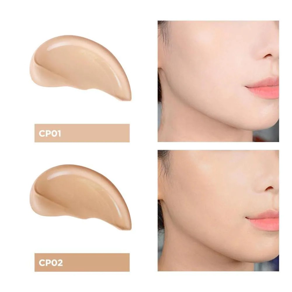 Phấn nước dưỡng ẩm, che phủ tốt Black Rouge Peach Cover Velvet Cushion SPF50+/PA++++ 14g