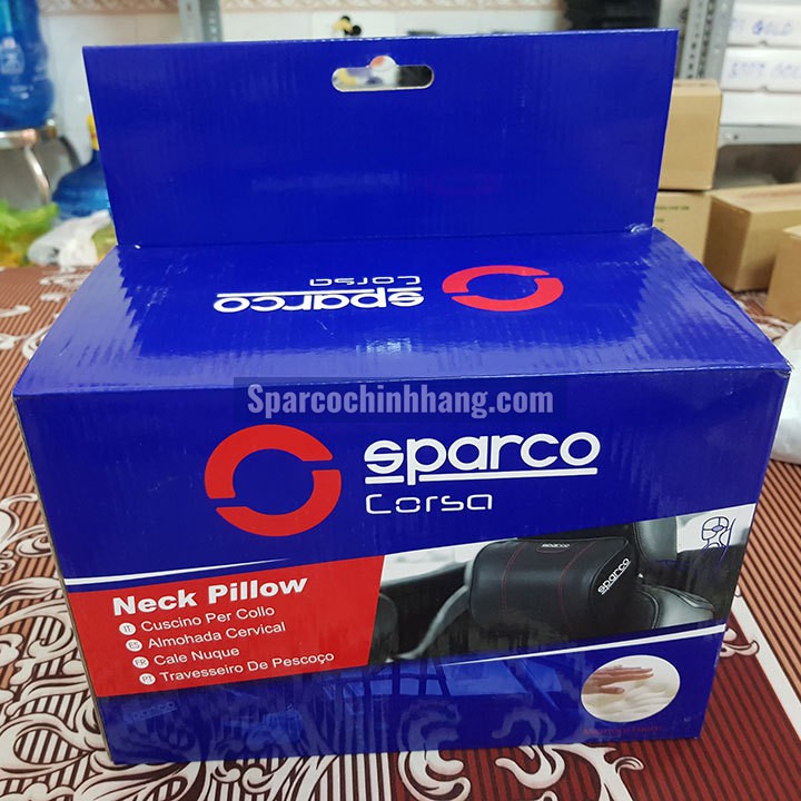 Gối tựa cổ/đầu SPARCO SPC4008BK hoặc SPC4008RS, SPC4008GR dùng trên xe hơi / ô tô