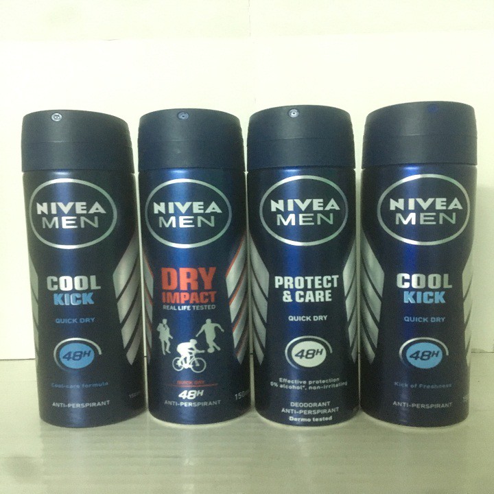 COMBO 3 CHAI XỊT KHỬ MÙI TOÀN THÂN NIVEA MEN 150ML