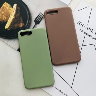 phụ kiện điện Oneplus OPPO A5 A9 2020 Realme XT X2 K5 Case Candy Solid color Soft Silicone Cover
