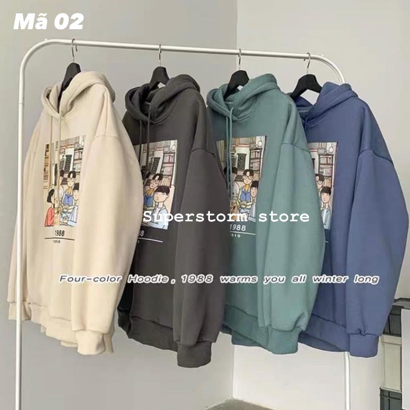 Áo khoác nỉ 4 màu nam nữ giá rẻ