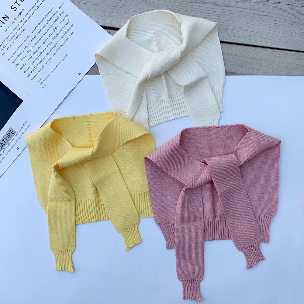 Khăn choàng cổ dệt kim thời trang xinh xắn cho bé