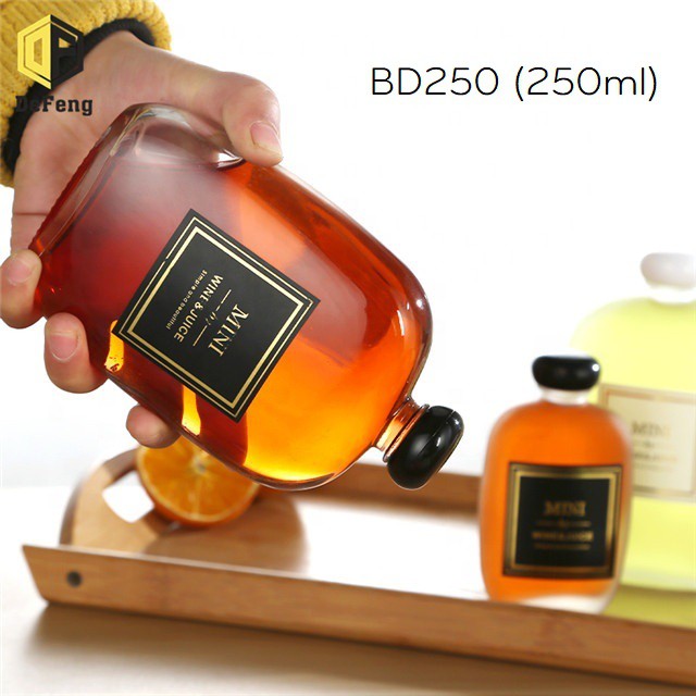 Chai thủy tinh cao cấp 250ml đựng thức uống, nước ép yến chưng, sữa hạt, đựng mật ong..BD250