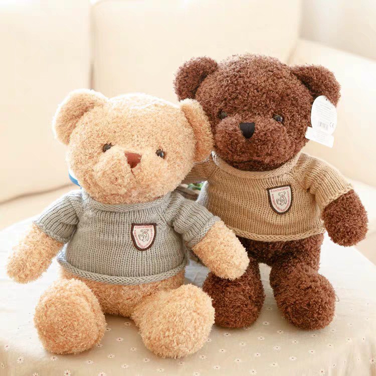 Gấu Bông Teddy Head Tales Nhồi Gòn Cao Cấp Lông Mịn An Toàn