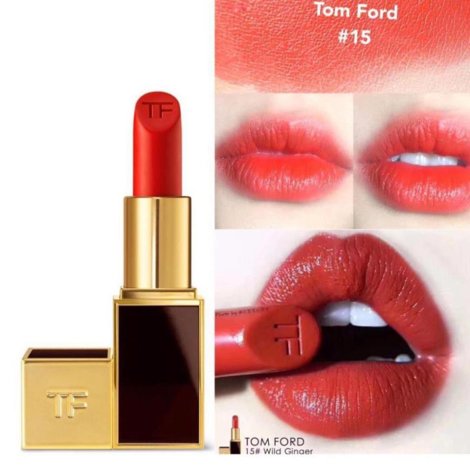 Son Tom Ford 15 Wild Ginger màu Cam Tươi