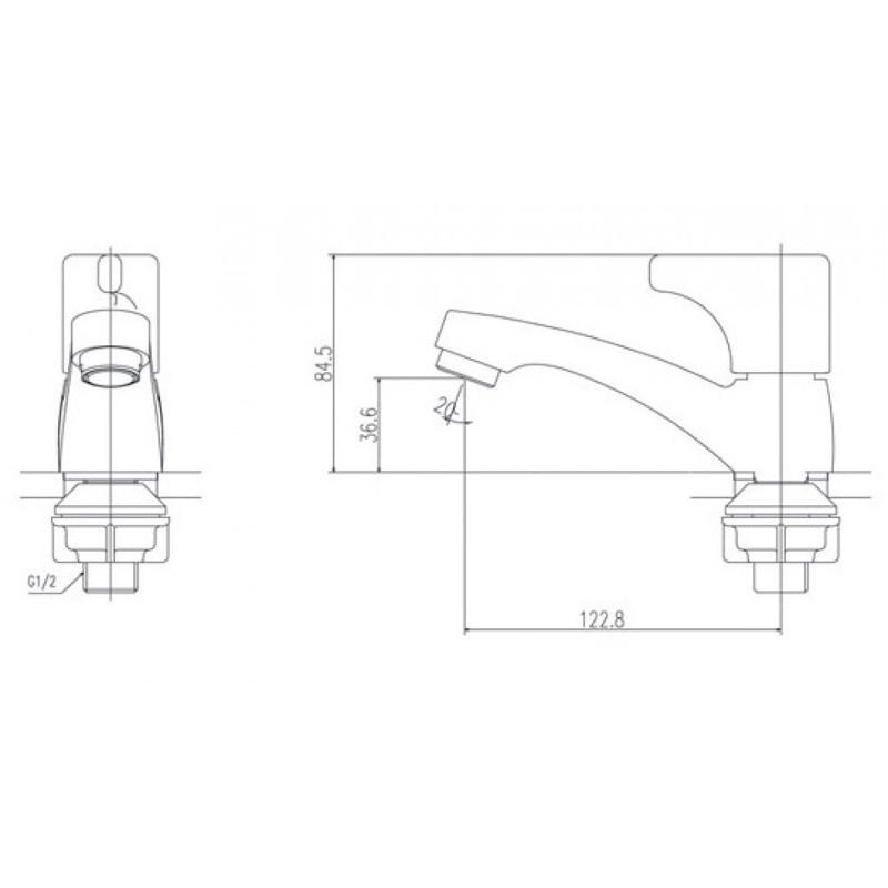 Vòi chậu rửa mặt Inax,Vòi Lavabo Rửa mặt Inax Lạnh