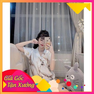 [Hàng Loại 1] Đồ Bộ Satin Lụa Con Hạc Sang Chảnh, Cao Cấp