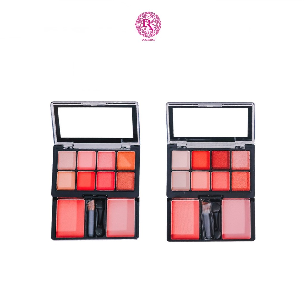 Bộ sản phẩm phấn mắt và má hồng ODBO Eyeshadow And Blush OD1022