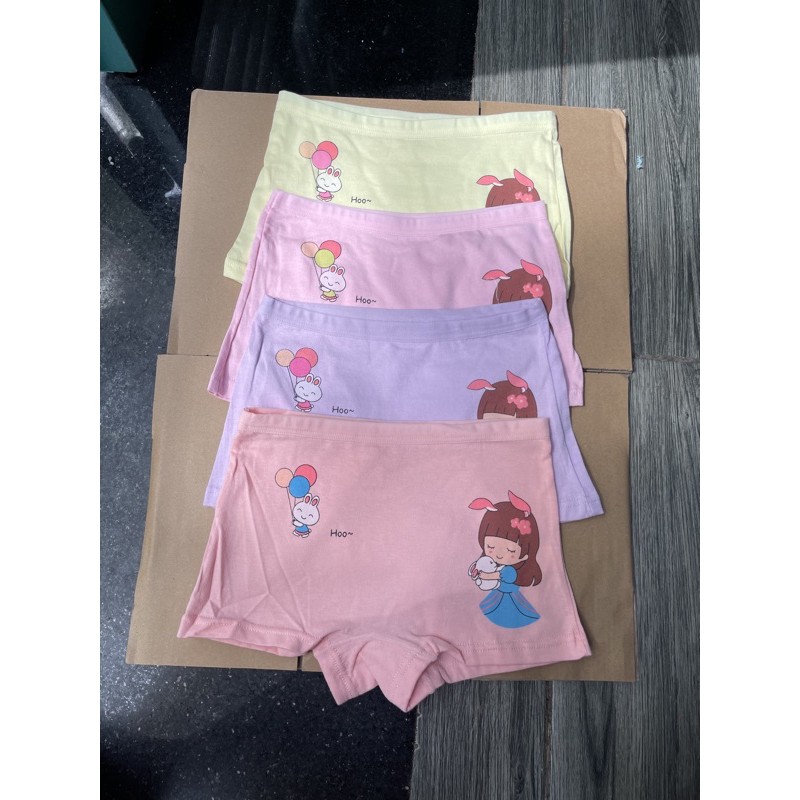 Quần chip đùi 1set 4cái 4màu mã QR061