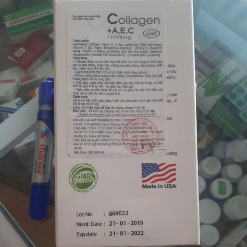 ☆( Chính Hãng ) COLLAGEN AEC 12000