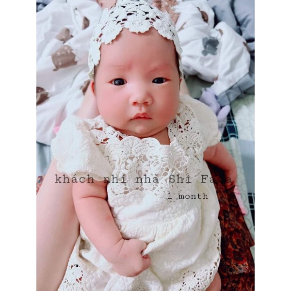 Băng Đô  Chất Liệu Ren Hoa Thêu Hàn Quốc Xinh Xắn Cho Các Bé Gái BĐH