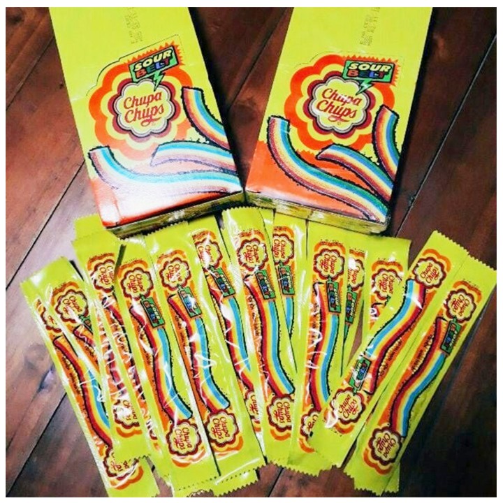 10 Kẹo dẻo chupa chups cầu vồng hương trái cây