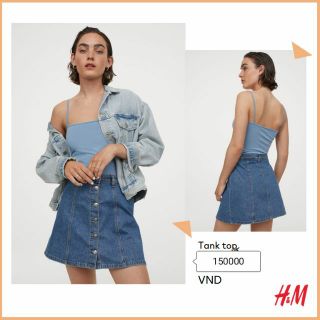 [H&M auth] Áo 2 dây tank top H&M chuẩn xịn