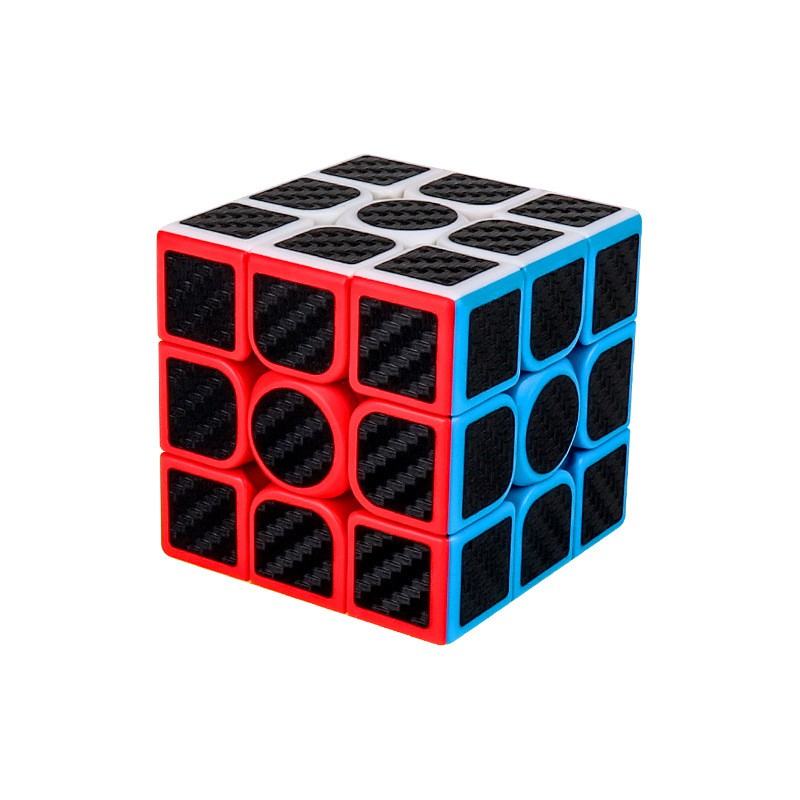 Hộp 4 Rubik Carbon Fiber WCA 2x2 3x3 4x4 5x5 Đồ Chơi Rubic MoYu MeiLong Qùa Tặng