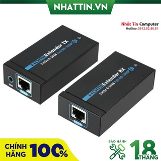 Bộ khuếch đại tín hiệu HDMI 60m.Thiết bị kéo dài cáp HDMI qua đường dây mạng, hỗ trợ full HD1080p FJGEAR FJ-60
