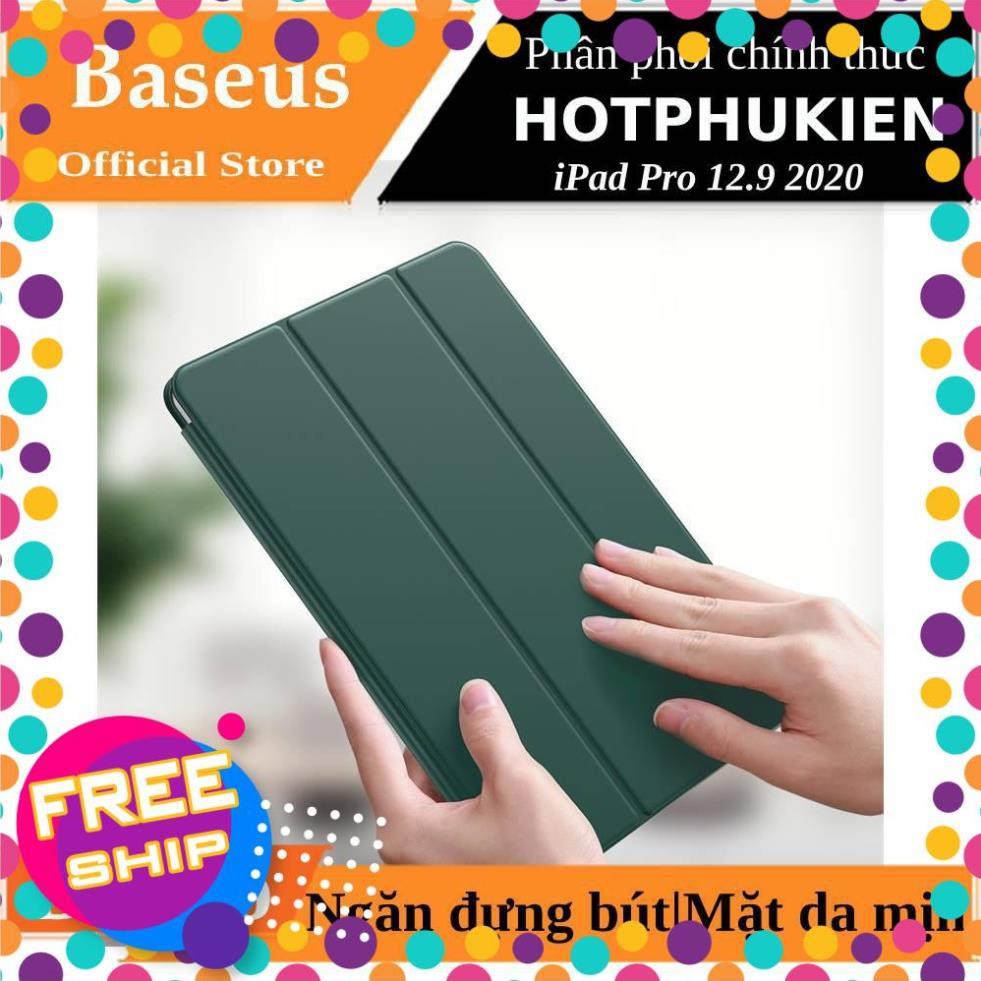 Bao da chống sốc siêu mỏng 1.5mm cho iPad Pro 12.9 2020 hiệu Baseus Simplism Gen 2 - Hàng chính hãng