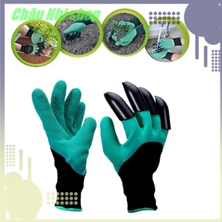 Găng tay làm vườn có móng nhựa APS