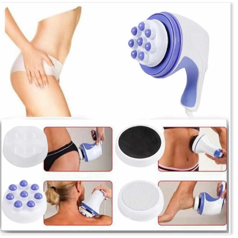 Máy Đấm Lưng Cầm Tay Relax & Spin Tone ✔Free Ship✔ Tặng 5 đầu massage, giảm đau nhức, cải thiện vóc dáng hiệu quả nhất.