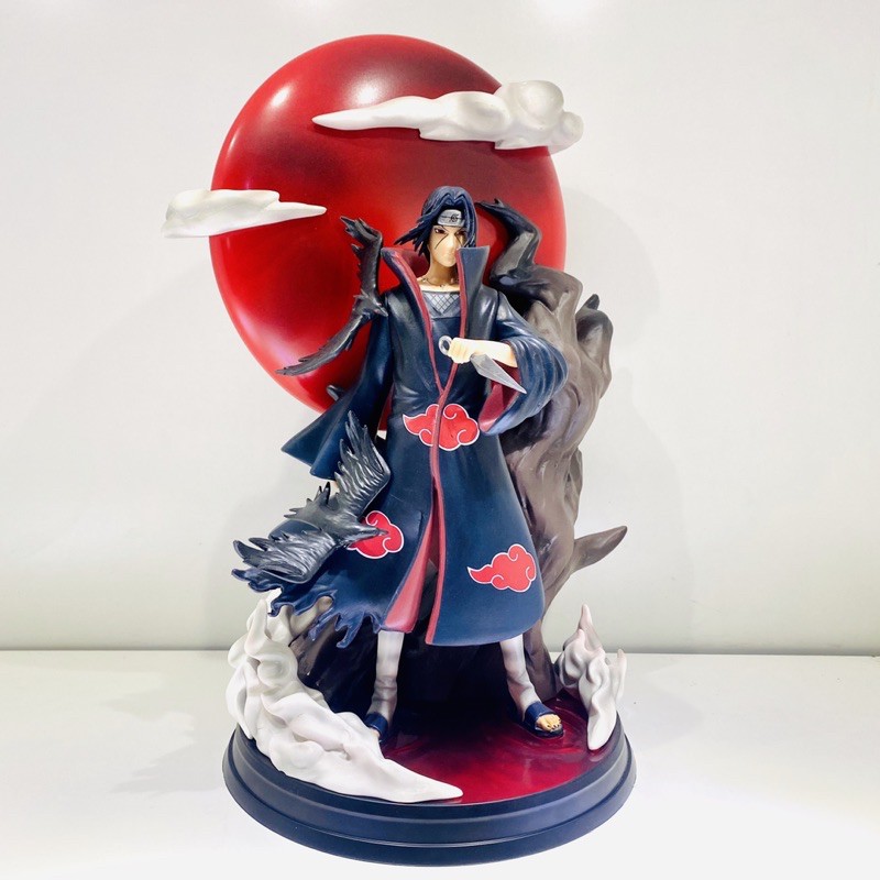 Mô hình  Uchiha Itachi thuộc tổ chức Akatsuki ( Mặt Trăng Có Led ) Cao 35cm - Naruto Shippuuden - Tượng Figure Naruto