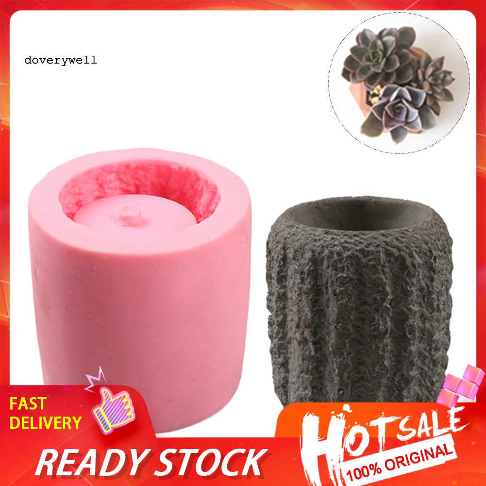 Khuôn Silicone Tạo Hình Chậu Cây Xi Măng