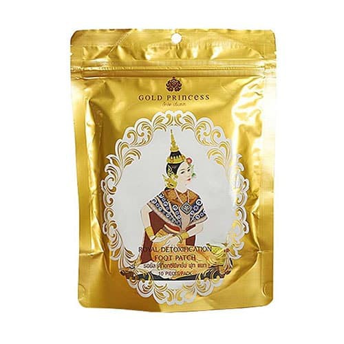 MIẾNG DÁN THẢI ĐỘC BÀN CHÂN GOLD PRINCESS THÁI LAN