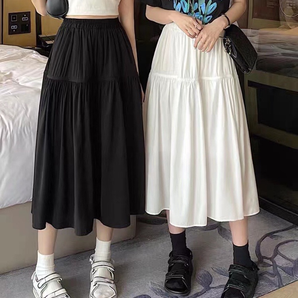 Min's Shoes - Chân Váy Đũi Tầng Xinh Cao Cấp CV154