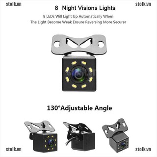 Camera Lùi Xe Ô Tô 8 Bóng Đèn Led