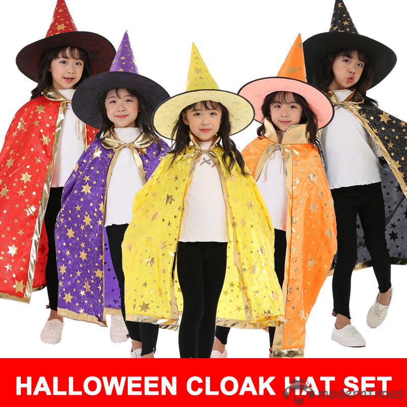 Bộ trang phục hóa trang phù thủy dự tiệc halloween dành cho BÉ.