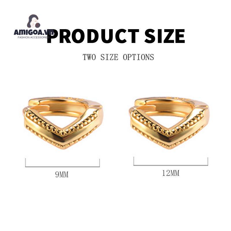 Khuyên Tai Bạc Dạng Vòng Cá Tính Dành Cho Nữ