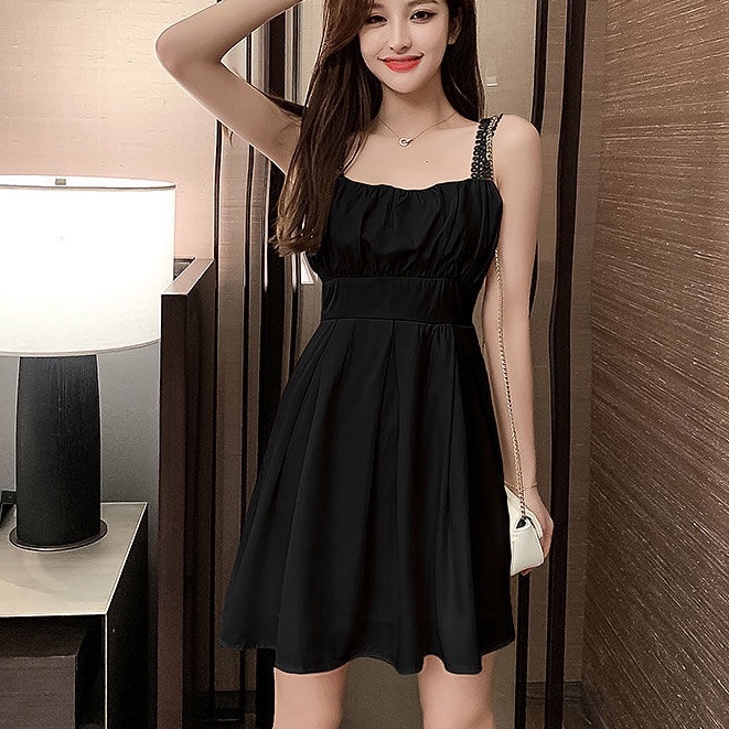 Đầm Hai Dây Dáng Chữ a Phong Cách Thời Trang Mùa Hè Mới