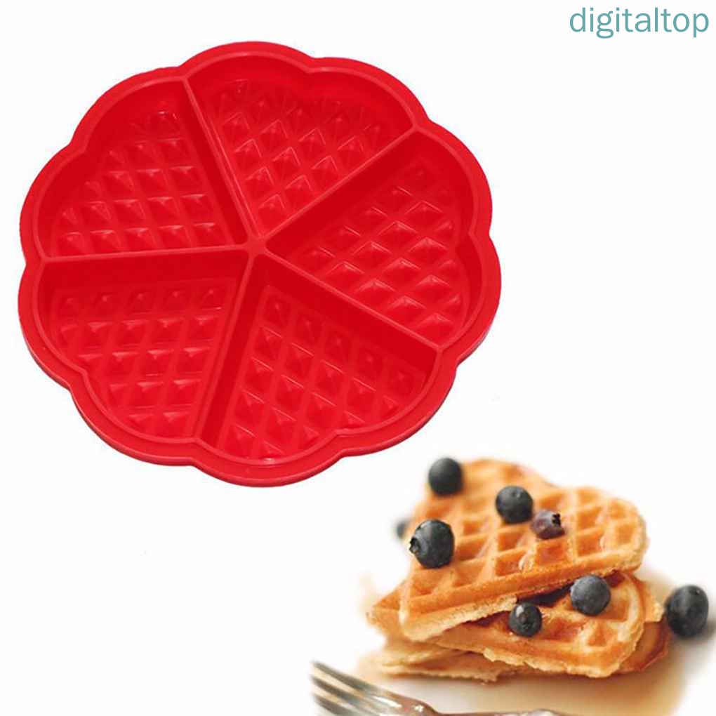 Khuôn Silicon Làm Bánh Waffle / Sô Cô La / Bánh Quế Kháng Nhiệt Diy
