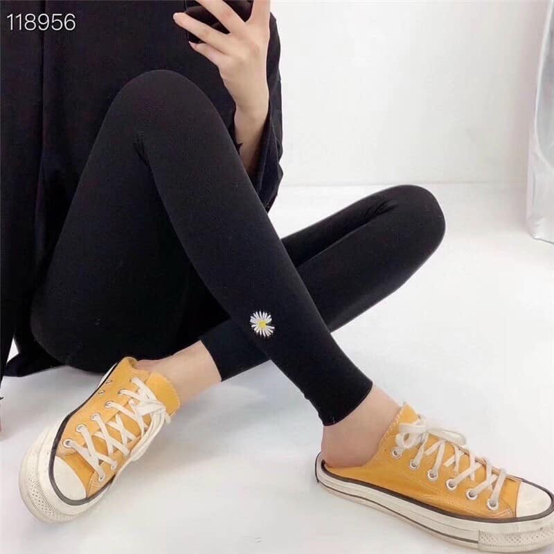 Quần Legging Tăm Hoa Cúc Mẫu Mới | BigBuy360 - bigbuy360.vn