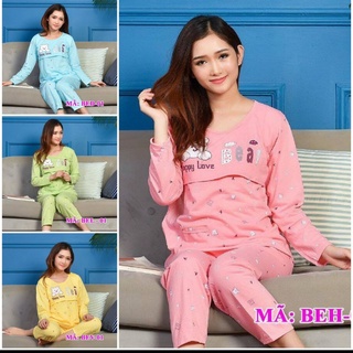 Bộ đồ bầu sau sinh cho con bú