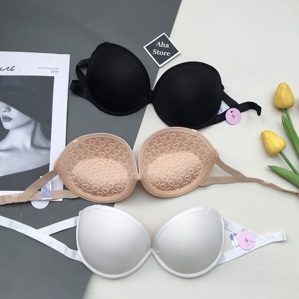 Áo ngực không dây chống tuột đệm tim silicon mút dày 2,5 cm Yion Underwear AKD05