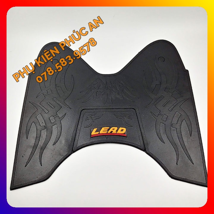 Thảm lót CAO SU trải sàn xe LEAD gác để chân trước 2009 2010 2011 2012 2013 2014 2015 2016 2017 2018 2019 2020 2021 2022