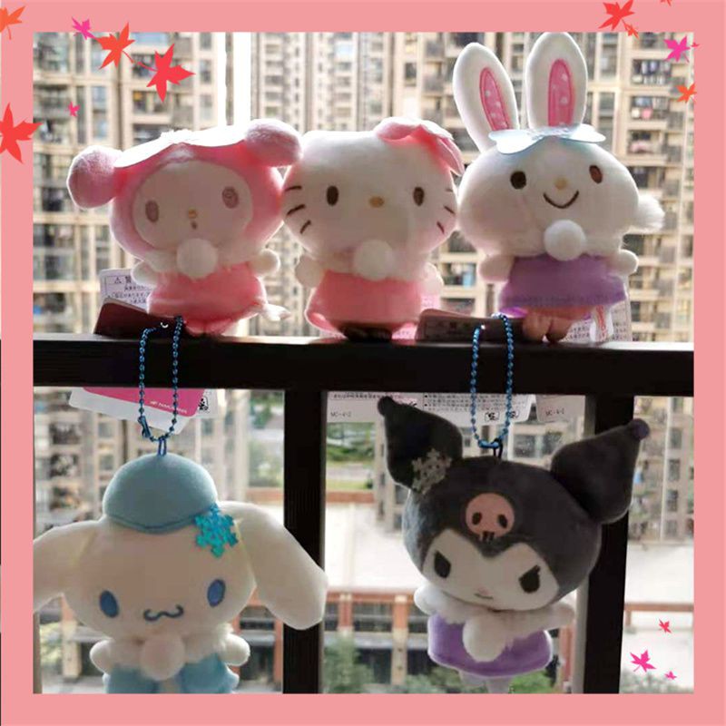 Đồ Chơi Nhồi Bông Hình Nhân Vật Hoạt Hình Kuromi My Melody Đáng Yêu