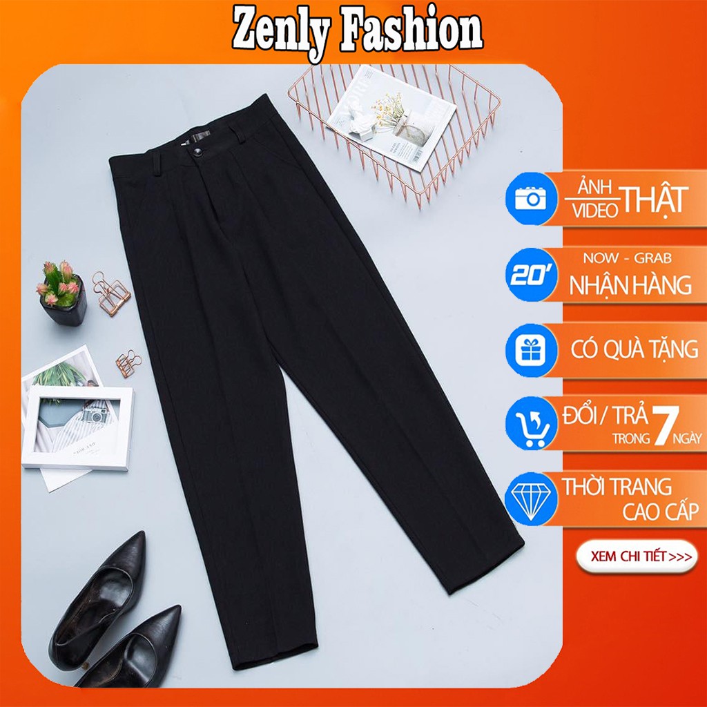 Quần tây nữ công sở form đẹp [HÀNG Cao Cấp] Quần âu nữ lưng cao vải tuyết mưa loại 1, sang xịn mịn mặc là mê luôn | BigBuy360 - bigbuy360.vn