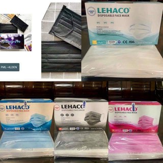 Khẩu trang y tế 4 lớp Lehaco, hộp 50 cái