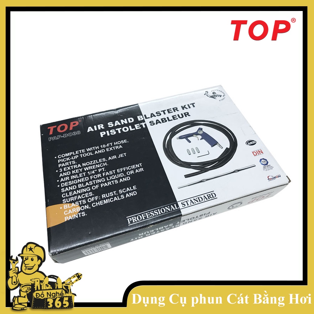 Dụng cụ phun cát bằng khí nén TOP