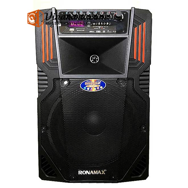 Loa kéo Ronamax F15, loa karaoke di động, công suất tối đa 600W