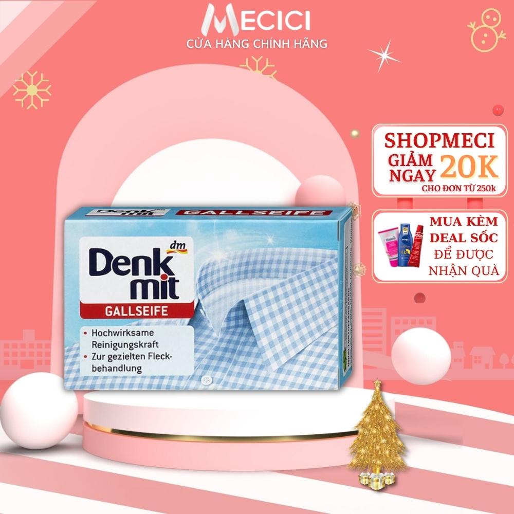 Bánh xà phòng làm sạch cổ áo sơ-mi Denkmit Gallseife 100g của Đức - Làm sạch các vết bẩn nhanh chóng hiệu quả