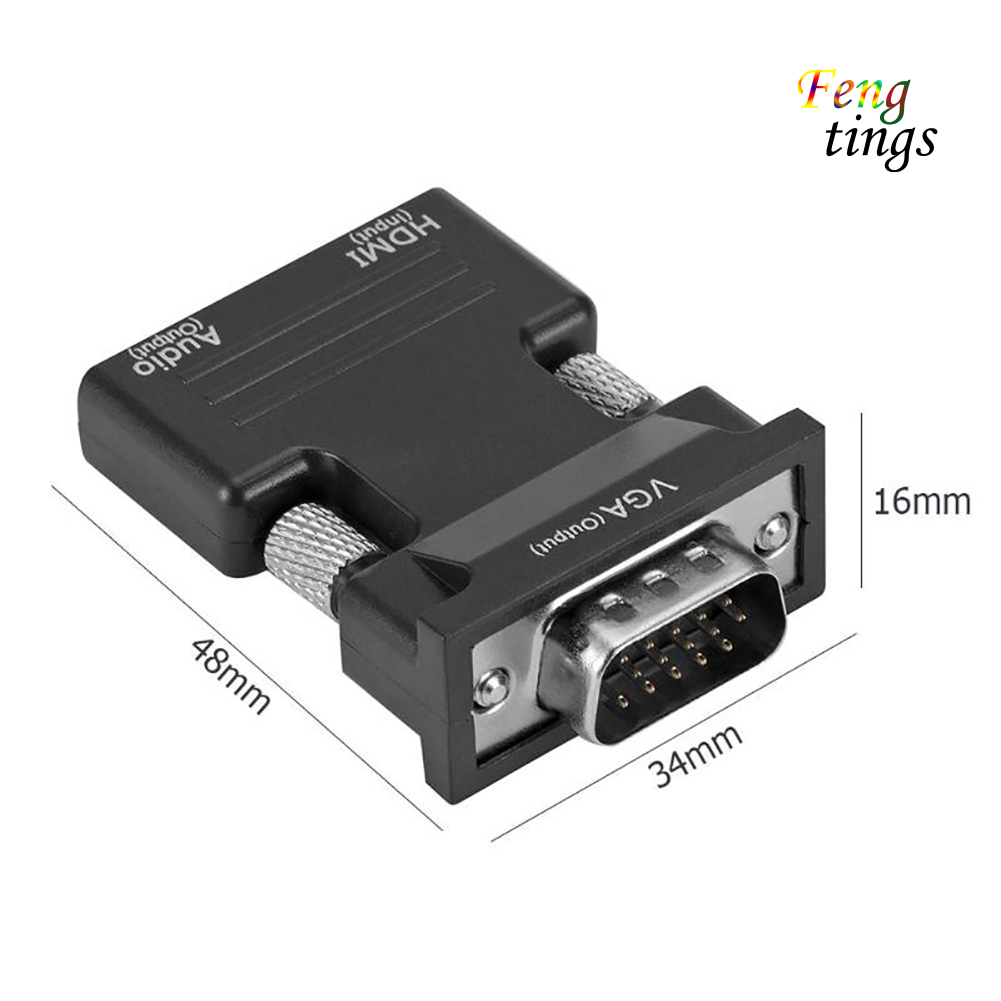 Đầu Chuyển Đổi Hdmi 1080p Sang Vga Đầu Ra Âm Thanh