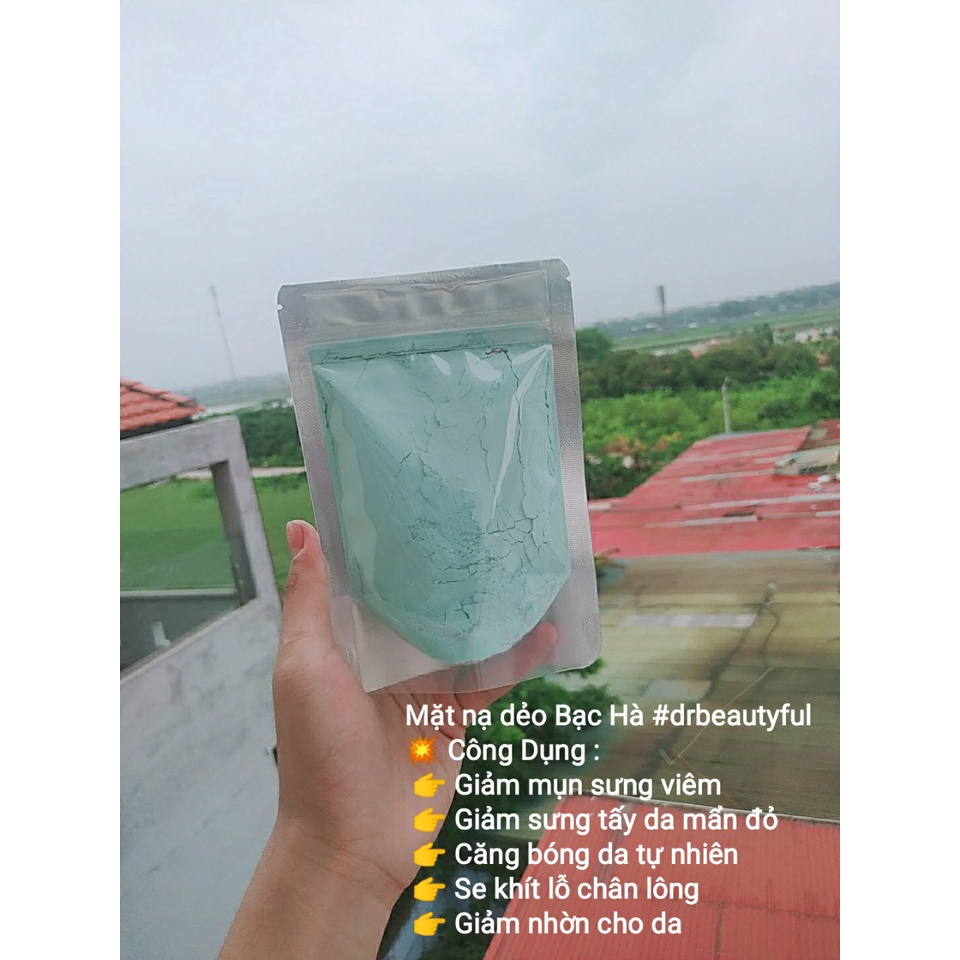 100gr Mask dẻo Hoa Hồng, Bạc Hà, sô-cô-la HandMade tặng kèm que | Thế Giới Skin Care