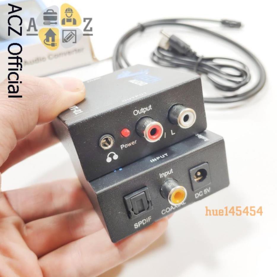 Bộ chuyển đổi âm thanh quang học optical sang AV ra audio VAudio tiếng to - BH 12 tháng